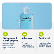 Load image into Gallery viewer, Torriden - Dive In Low Molecule Hyaluronic Acid Toner 300ml
