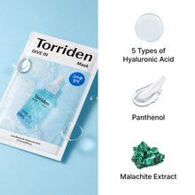 Load image into Gallery viewer, Torriden - Dive-In Low Molecule Hyaluronic Acid Mask 27ml
